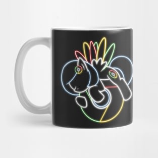 Neon Chrome Pony Mug